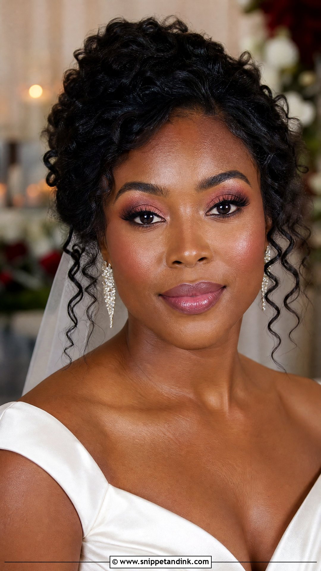 Soft Berry Wedding Makeup - Snippet and Ink - 25 Soft Makeup Look for Wedding Ideas