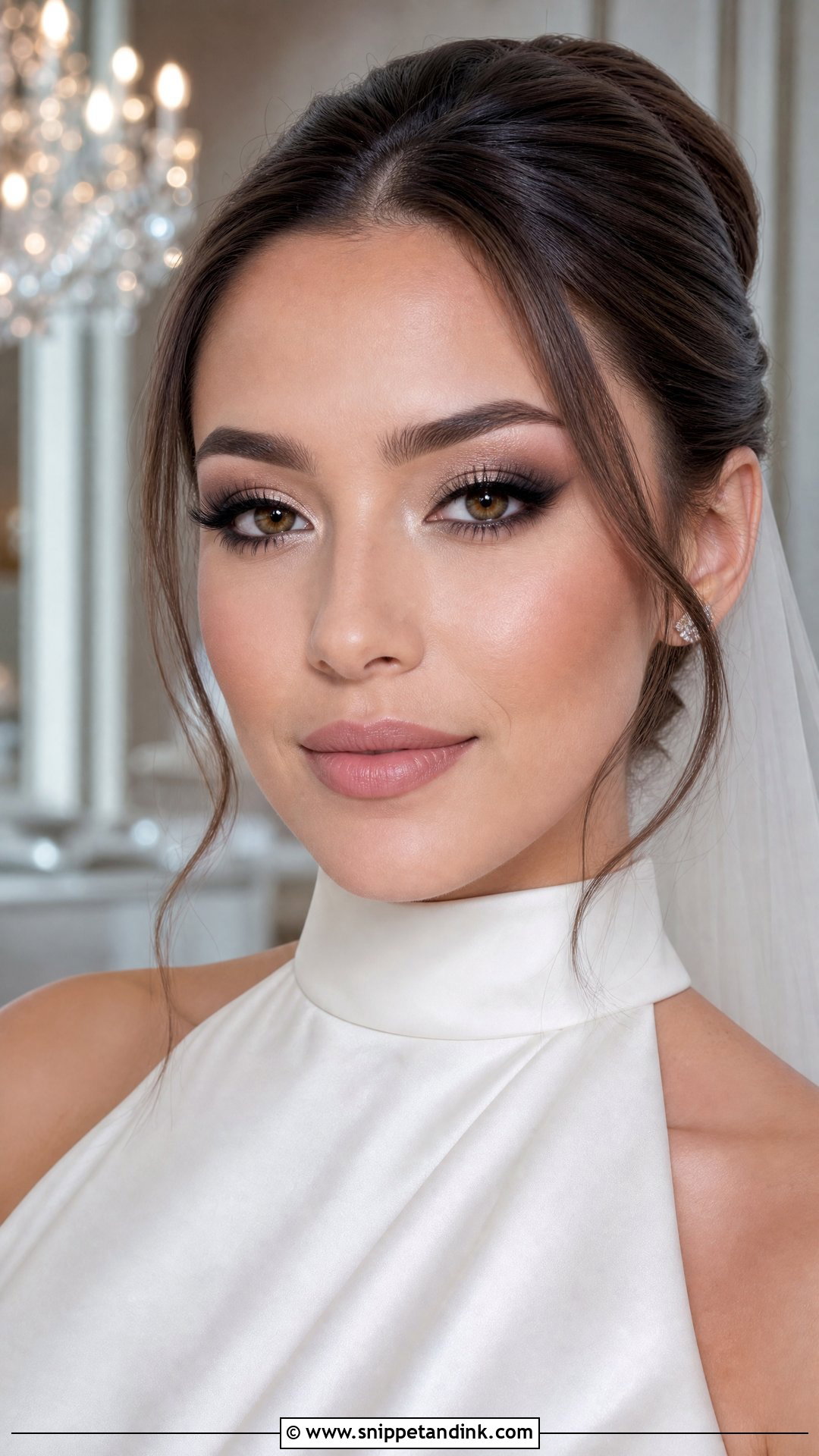 Soft Black Smokey Bridal Makeup For Hooded Eyes - Snippet and Ink - 25 Bridal Makeup Hooded Eyes