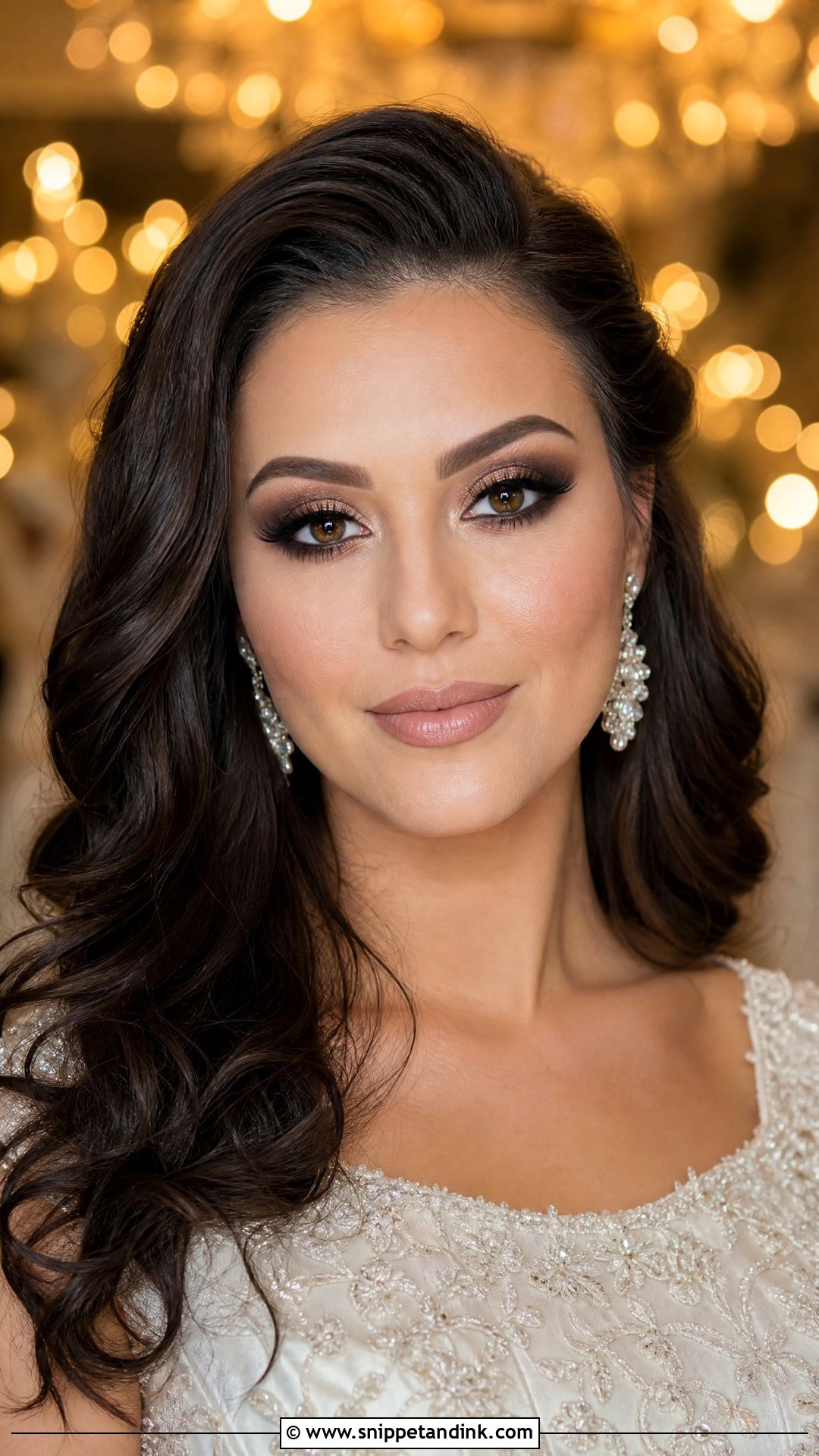 Soft Black Smokey Wedding Makeup For Green Eyes - Snippet and Ink - 30 Wedding Makeup for Green Eyes