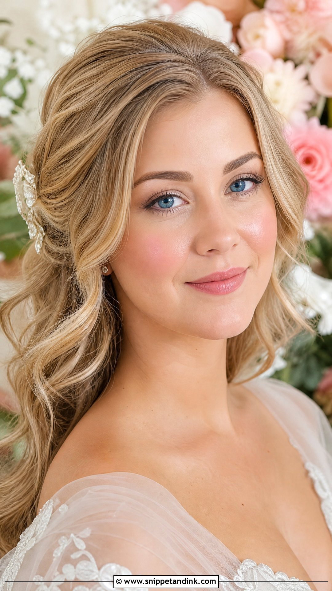 Soft Blush No Makeup Bride - Snippet and Ink - 20 No Makeup Bride Ideas