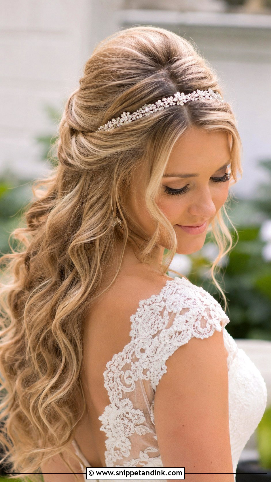 Soft Bouffant Half Up Bridal Hair - Snippet and Ink - 25 60s Wedding Hair Ideas