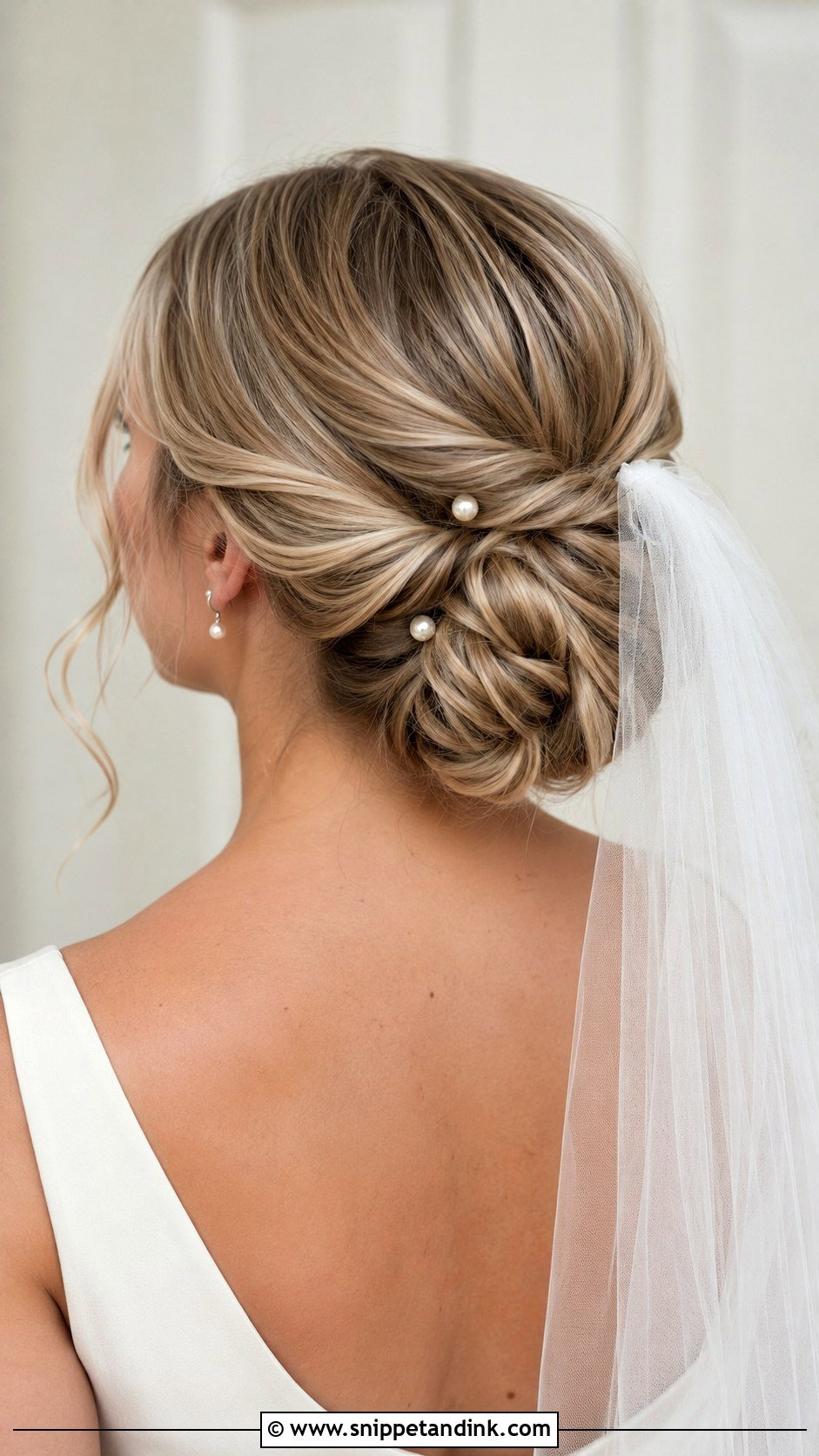 Soft Bridal Chignon - Snippet and Ink - 15 Soft Wedding Hairstyles