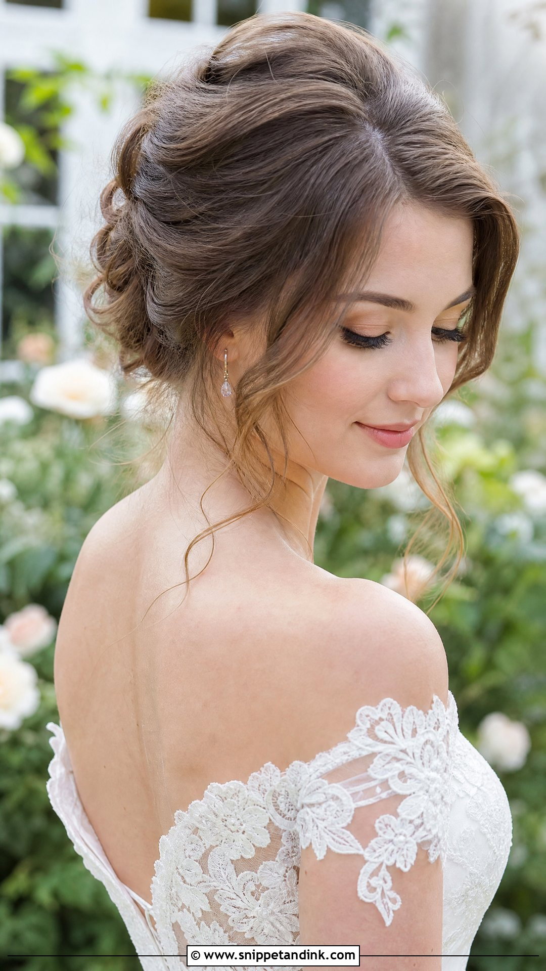 Soft Bridal French Twist - Snippet and Ink - 15 Bridal Updo French Twist Ideas