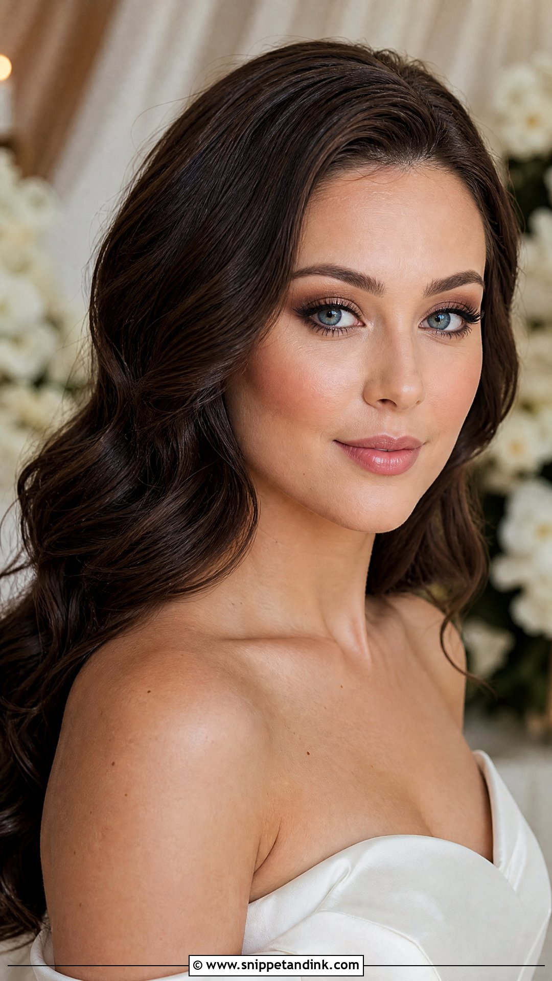 Soft Bridal Makeup For Blue Eyes And Brunette Hair - Snippet and Ink - 20 Soft Bridal Makeup for Blue Eyes