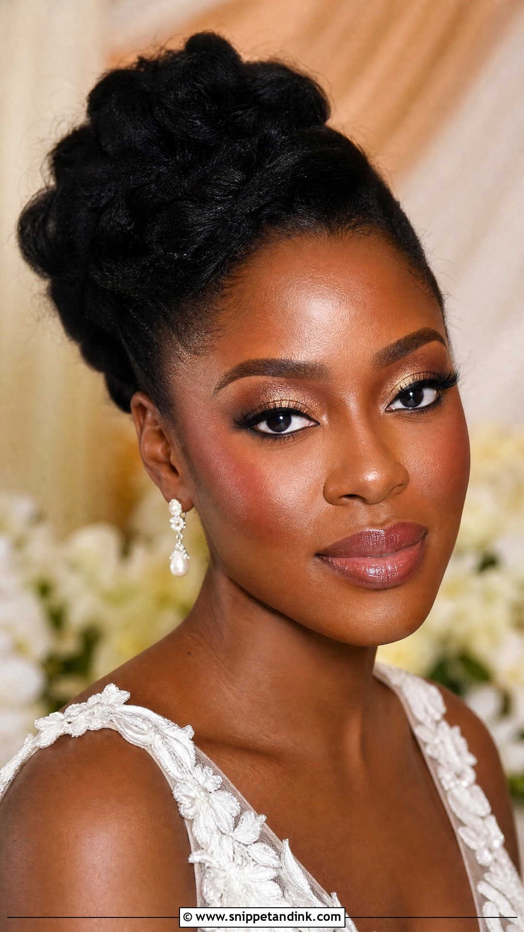 Soft Bridal Makeup For Deep Skin - Snippet and Ink - 30 Soft Bridal Makeup Ideas