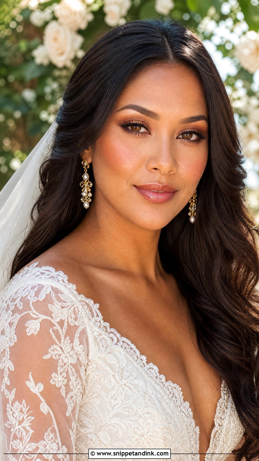 Soft Bridal Makeup For Tan Skin - Snippet and Ink - 30 Soft Bridal Makeup Ideas