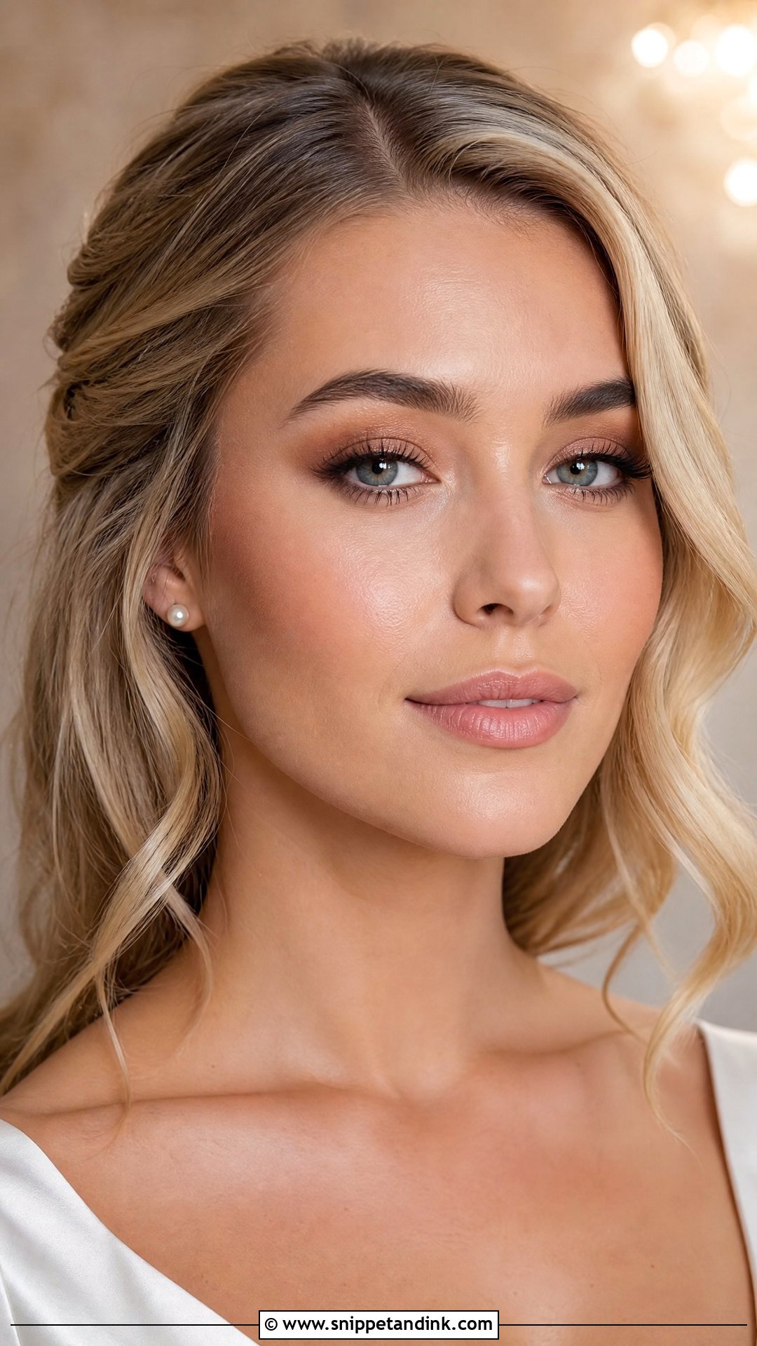 Soft Bronze Bridal Makeup - Snippet and Ink - 25 Bronze Bridal Makeup Ideas