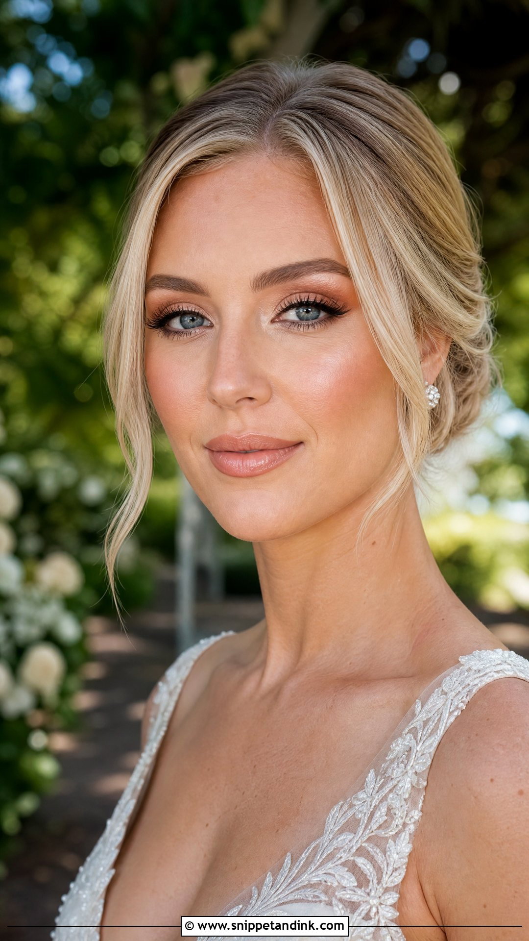 Soft Bronze Bridal Makeup - Snippet and Ink - 25 Bronze Wedding Makeup Ideas