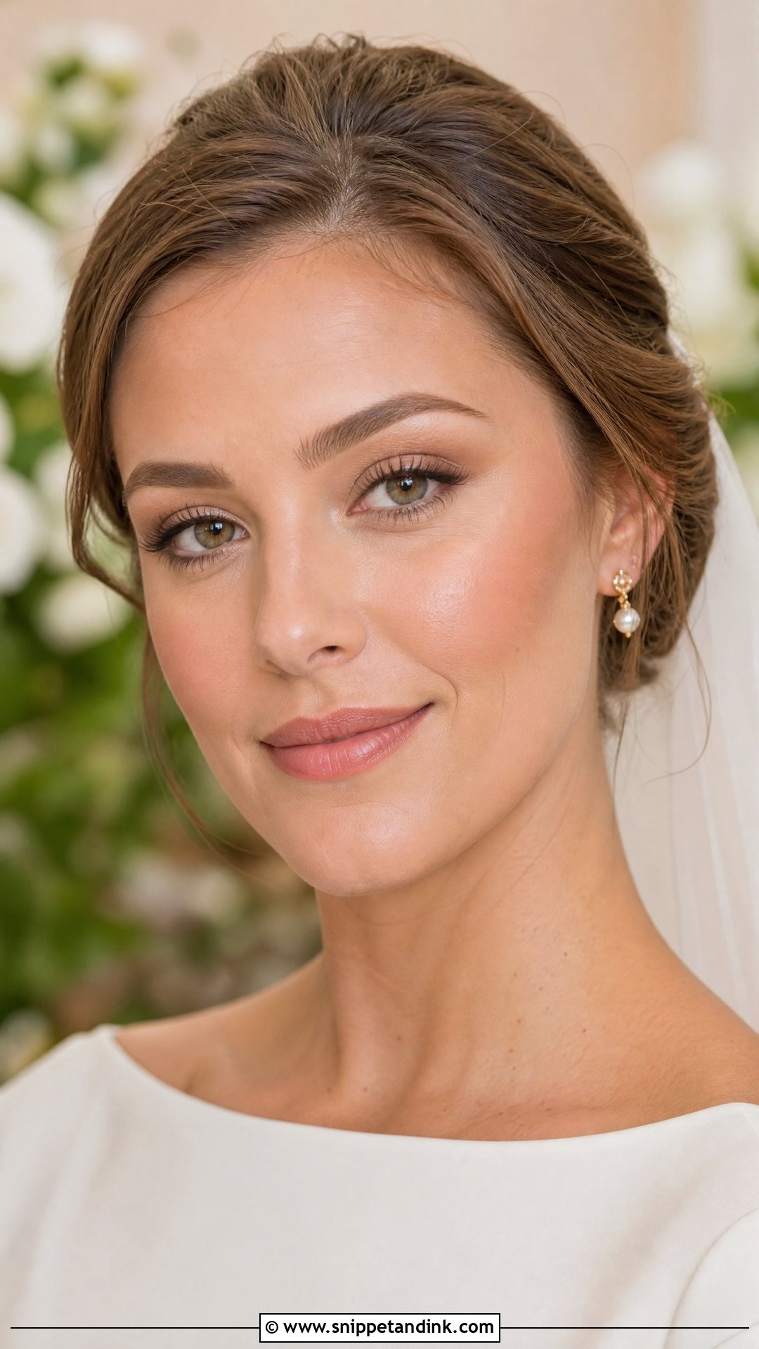 Soft Brown Bridal Makeup - Snippet and Ink - 25 Classic Bridal Makeup Ideas