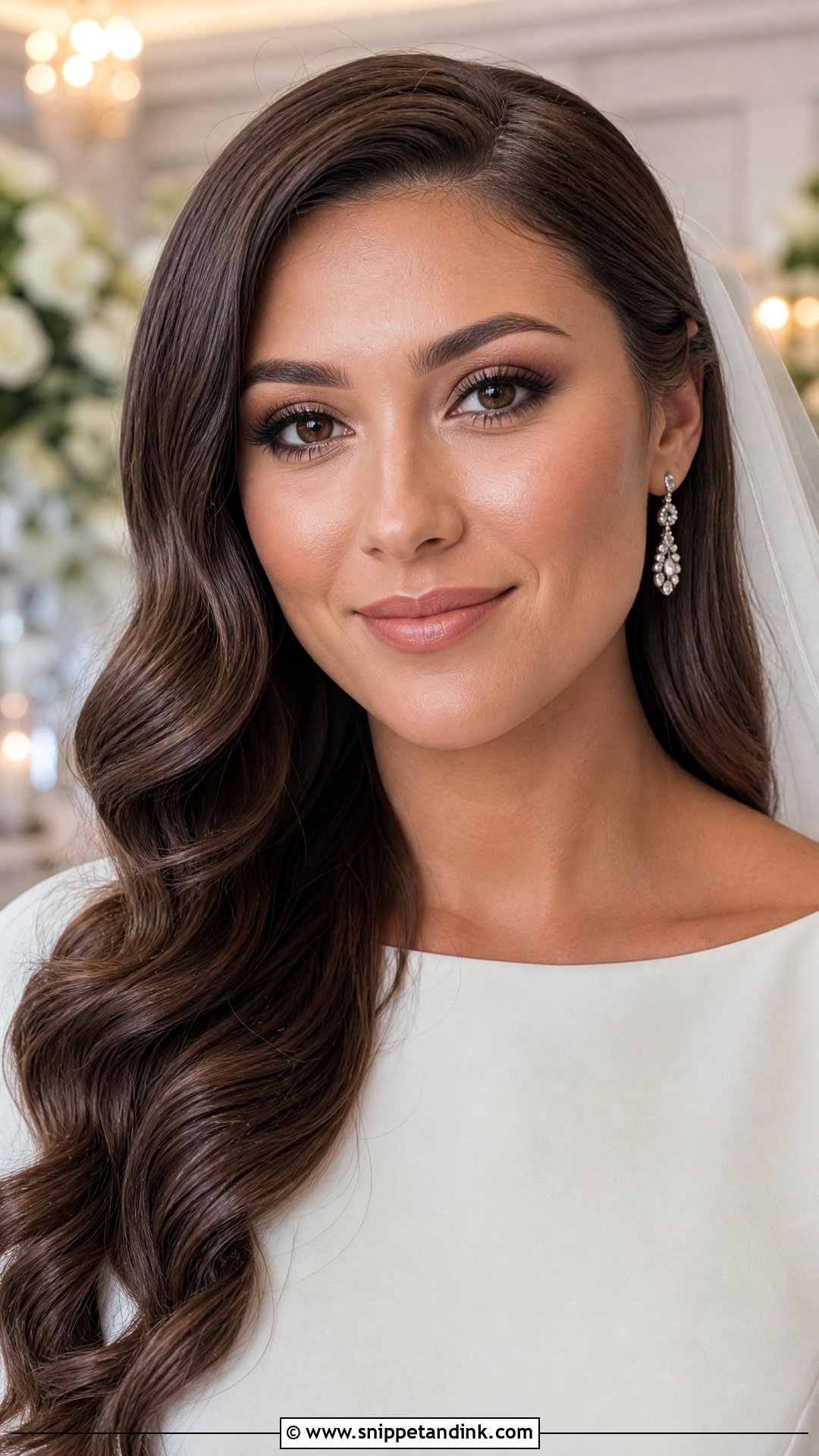 Soft Brown Bridal Makeup For Hazel Eyes Brunettes - Snippet and Ink - 20 Bridal Makeup for Hazel Eyes Brunettes