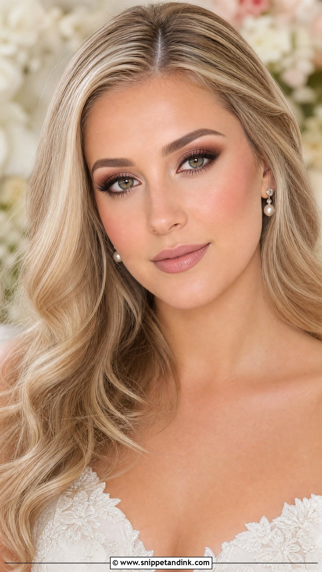 Soft Brown Smokey Bridal Makeup - Snippet and Ink - 20 Smokey Bridal Makeup Ideas