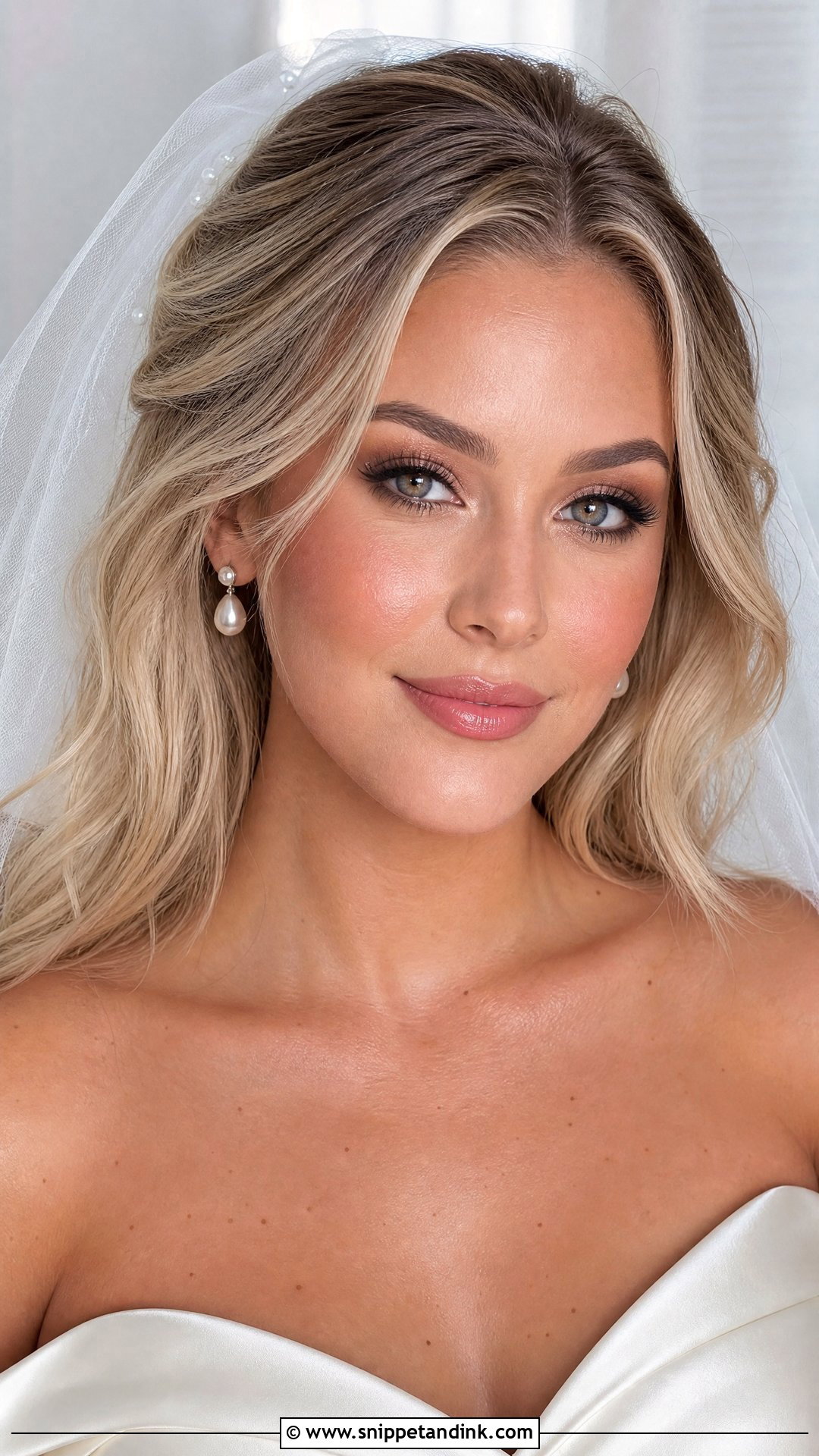 Soft Brown Smokey Eye Bridal Makeup - Snippet and Ink - 20 Smokey Eye Bridal Makeup Ideas