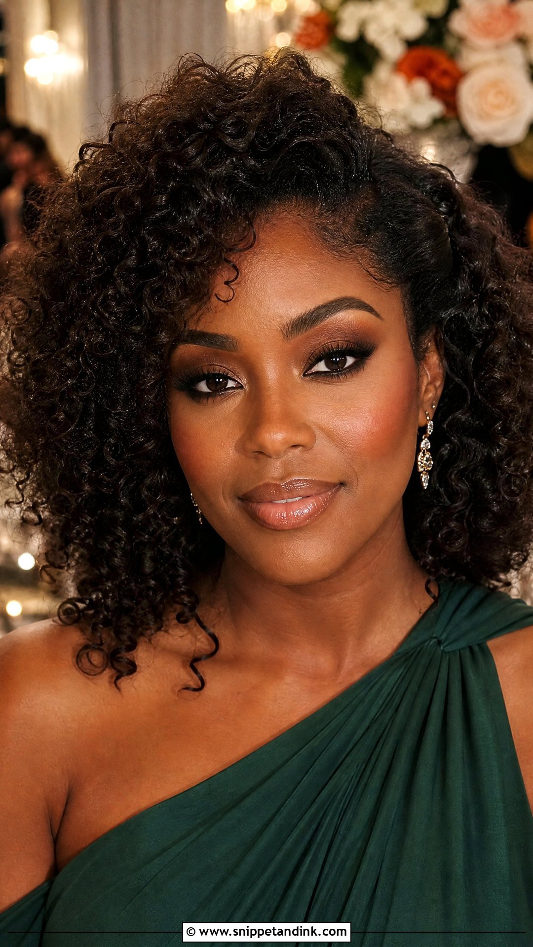 Soft Brown Smokey Eye Wedding Guest Makeup - Snippet and Ink - 20 Soft Wedding Guest Makeup Ideas