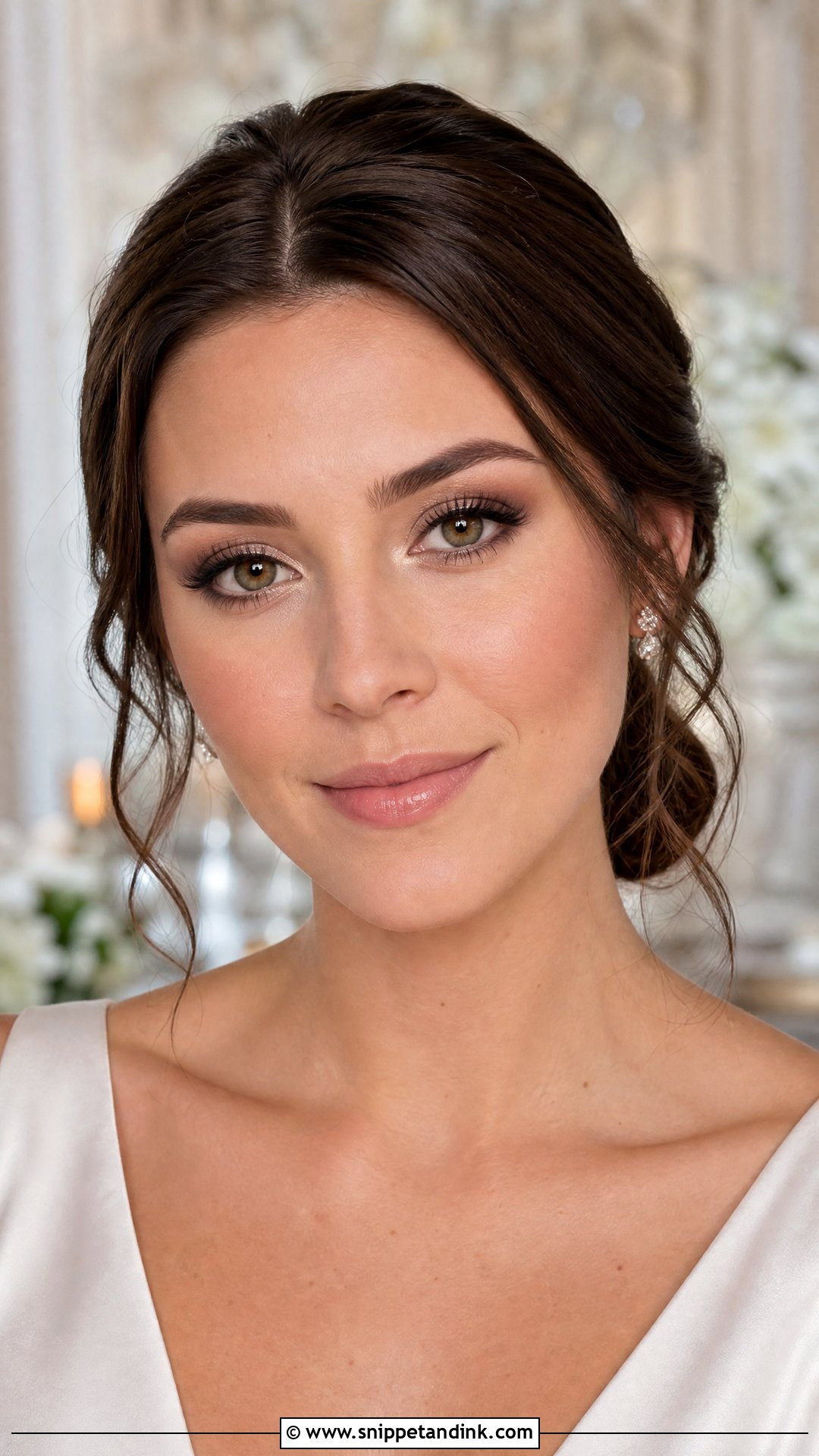 Soft Brown Wedding Eyeshadow Look - Snippet and Ink - 20 Wedding Eyeshadow Looks