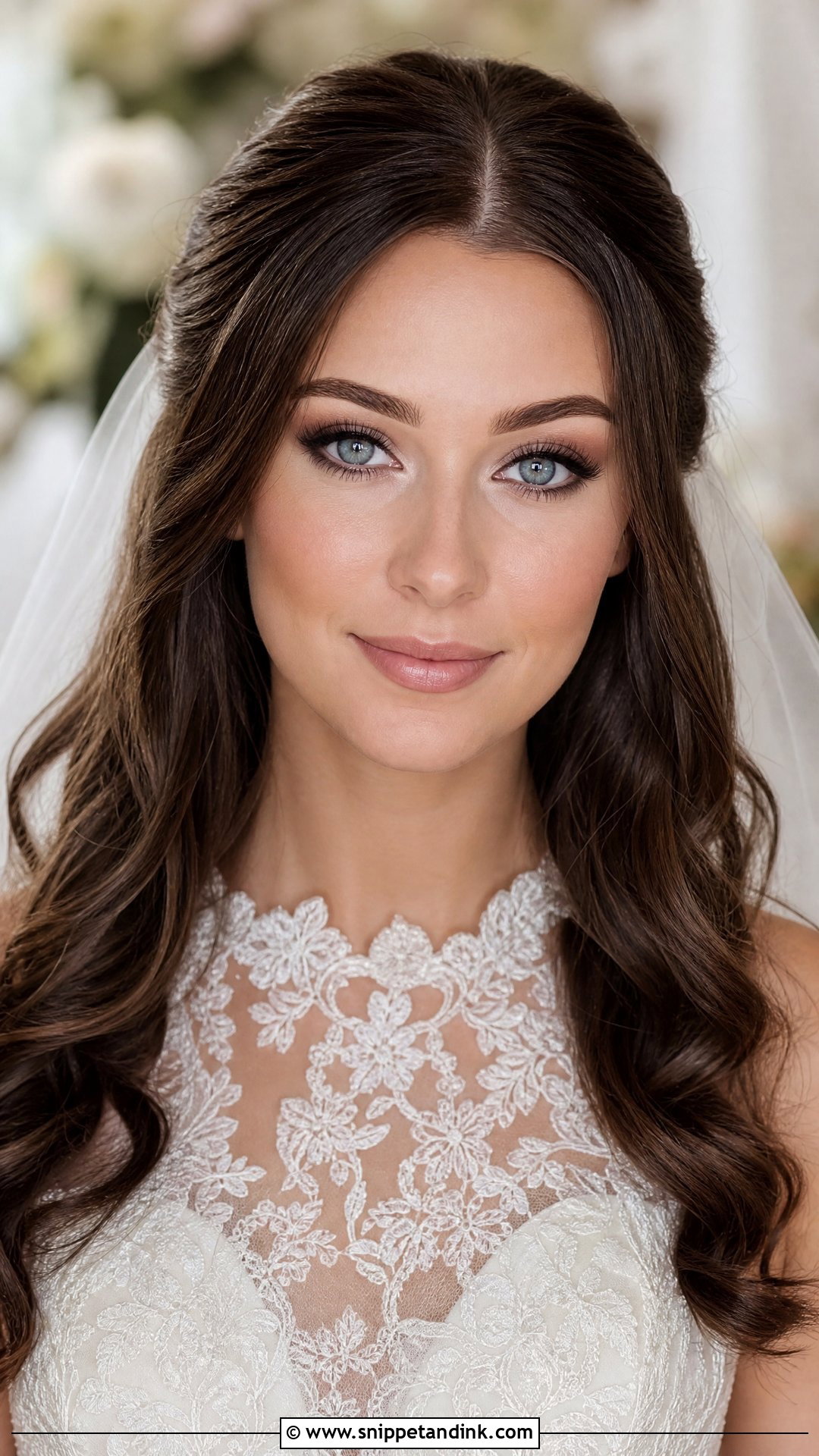Soft Brown Wedding Makeup For Blue Eyes Brunette - Snippet and Ink - 20 Natural Wedding Makeup for Blue Eyes Brunette