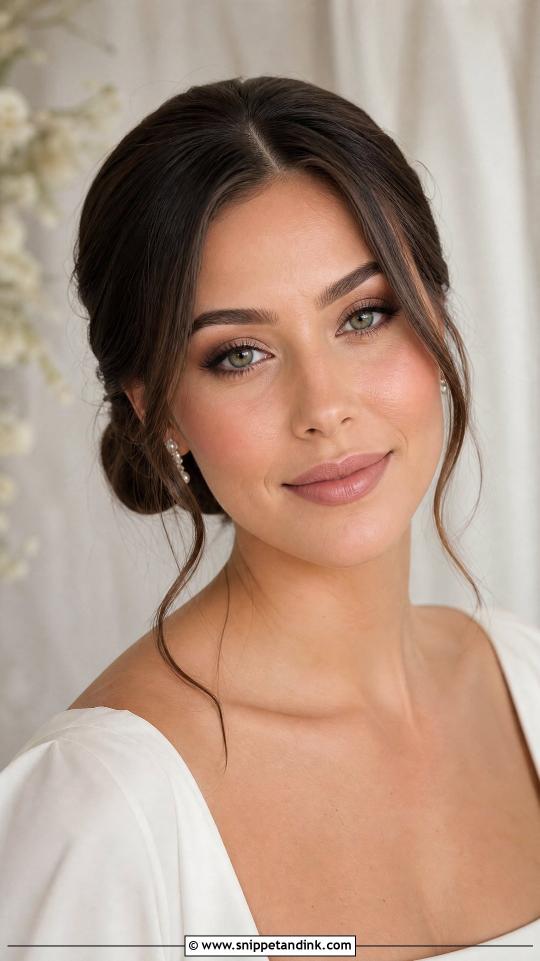 Soft Brown Wedding Makeup For Green Eyes Brunette - Snippet and Ink - 20 Natural Wedding Makeup for Green Eyes Brunette