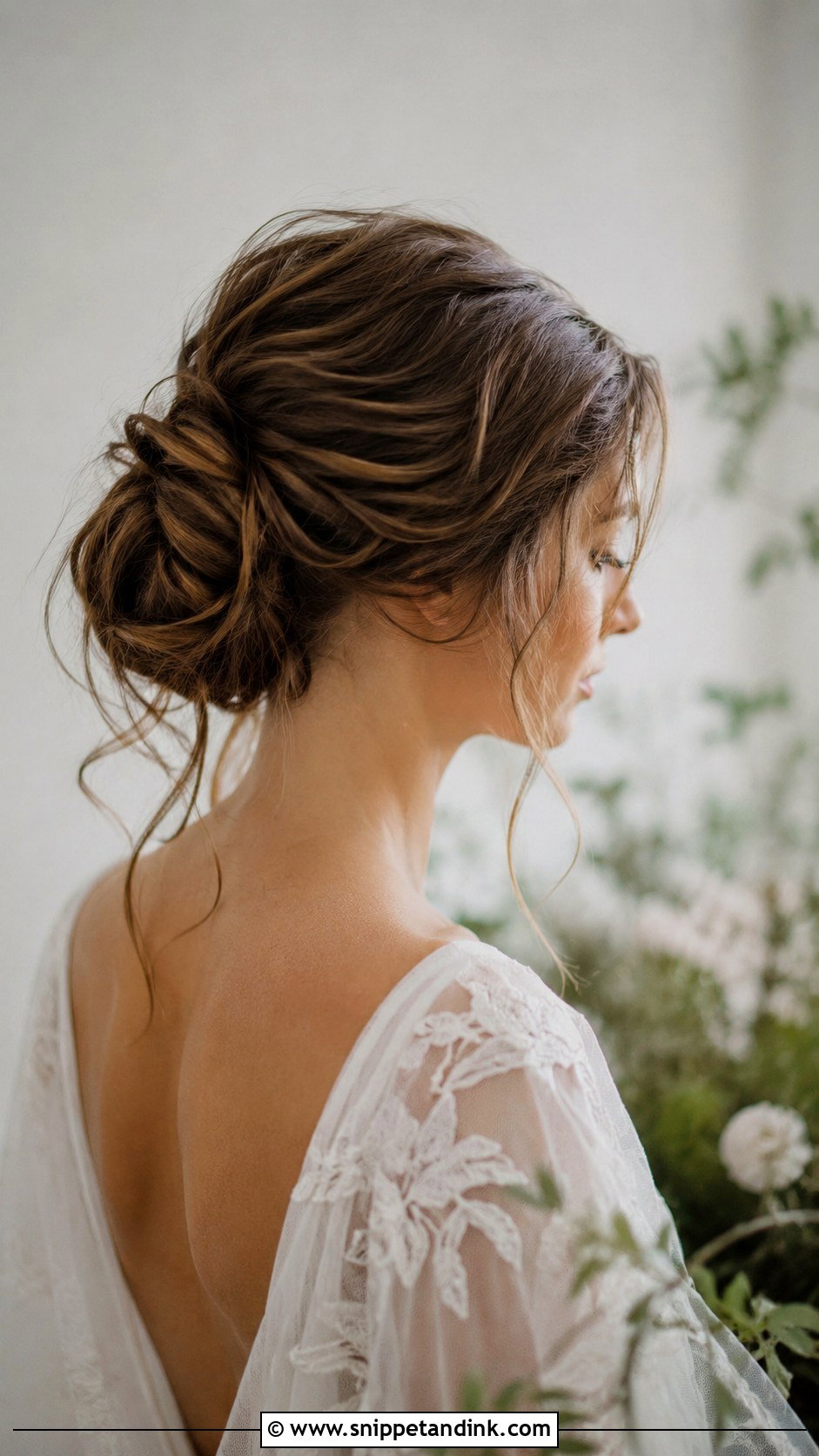 Soft Bun for Boho Bride - Snippet and Ink - 35 Bun Hairstyles for Wedding