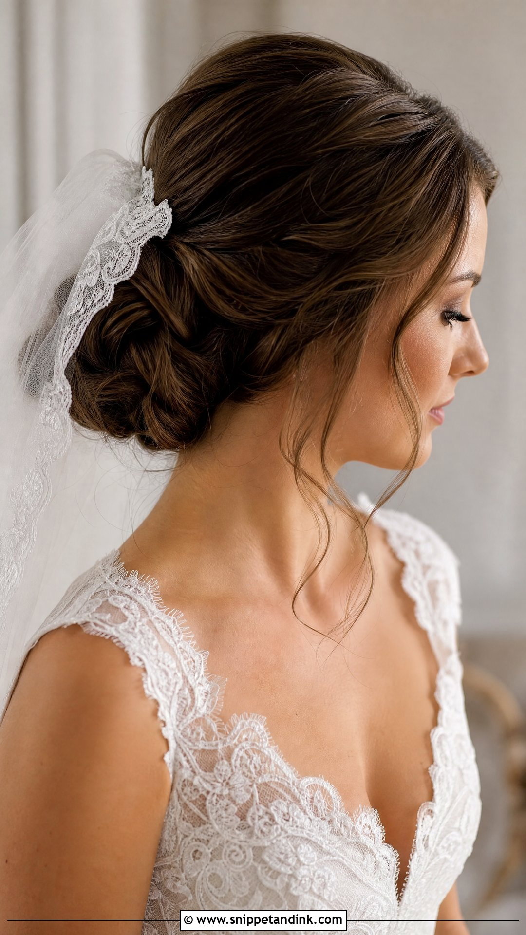 Soft Chignon Bride Hairstyle - Snippet and Ink - 15 Classy Bride Hairstyles
