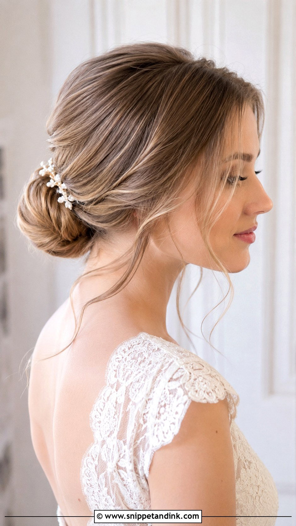 Soft Chignon Wedding Hairstyle - Snippet and Ink - 25 Best Wedding Hairstyles