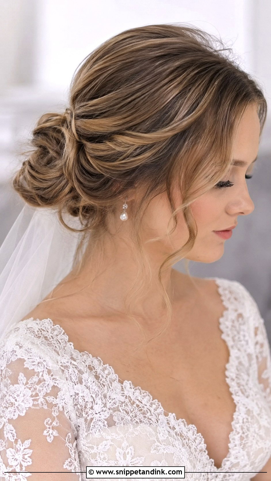 Soft Chignon Wedding Hairstyle - Snippet and Ink - 15 Hairstyles for Women in Wedding