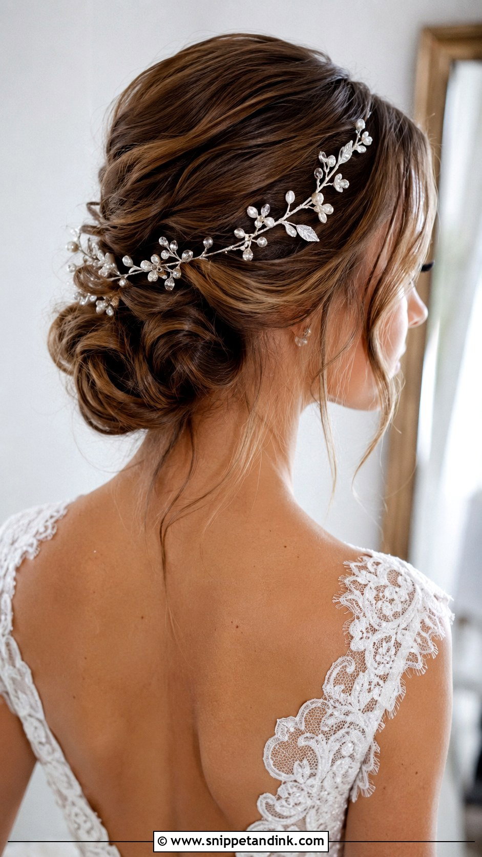 Soft Chignon With Loose Pieces - Snippet and Ink - 20 Boho Bride Hairstyles
