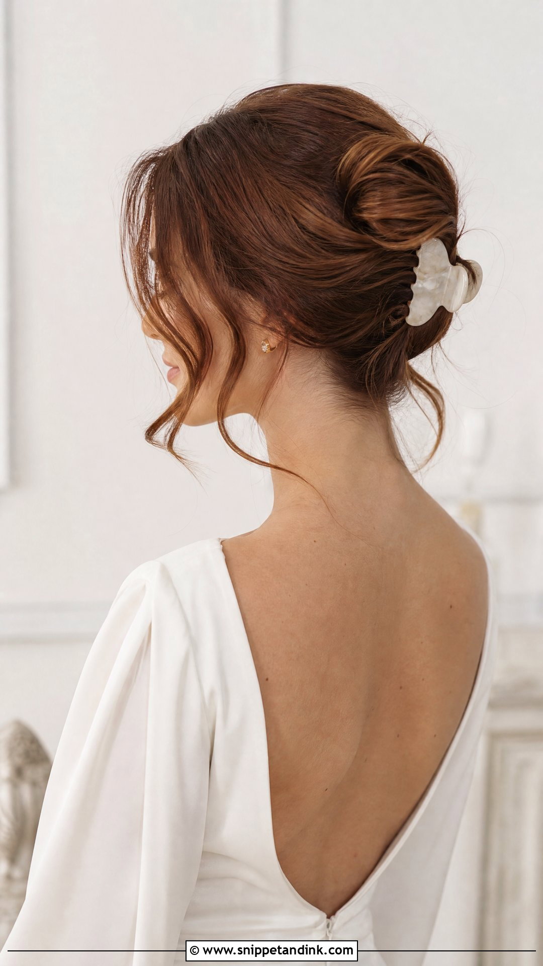 Soft Claw Clip Wedding Hairstyle - Snippet and Ink - 20 Soft Hairstyles for Wedding