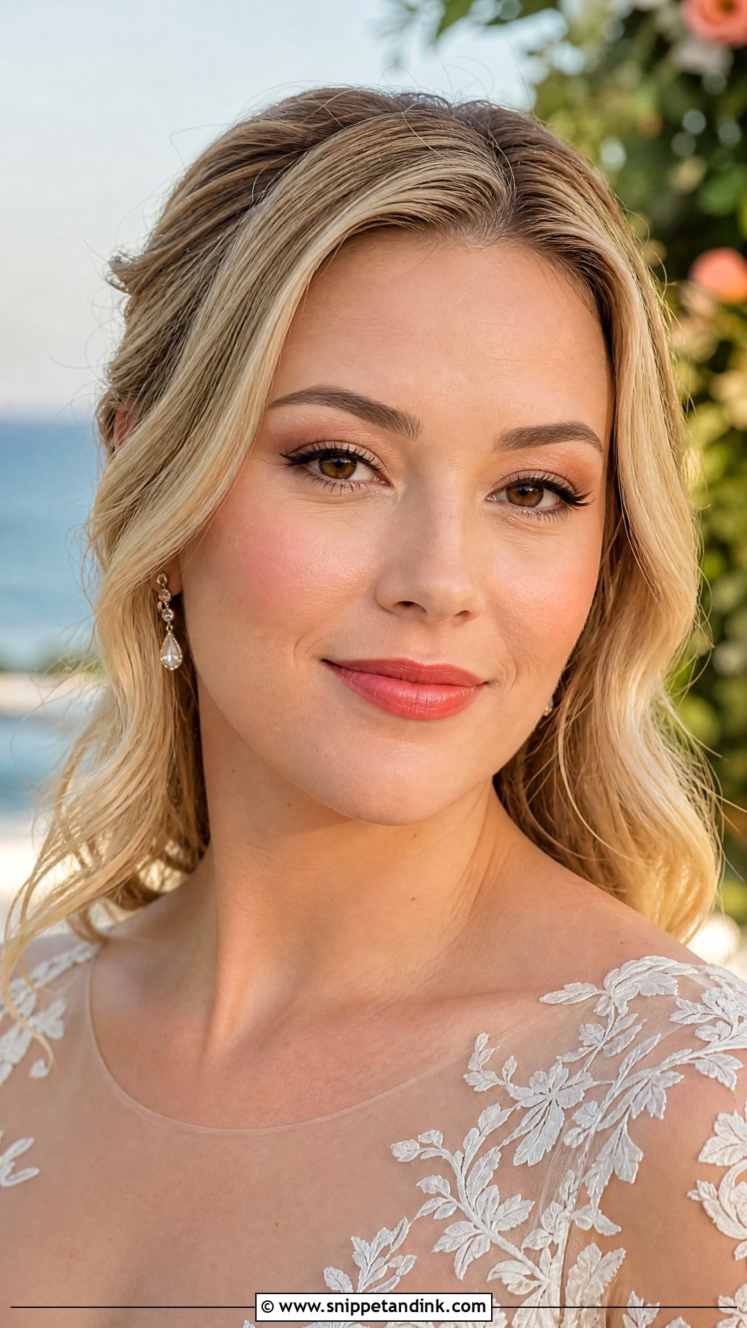 Soft Coral Wedding Makeup For Brown Eyes - Snippet and Ink - 25 Soft Wedding Makeup for Brown Eyes