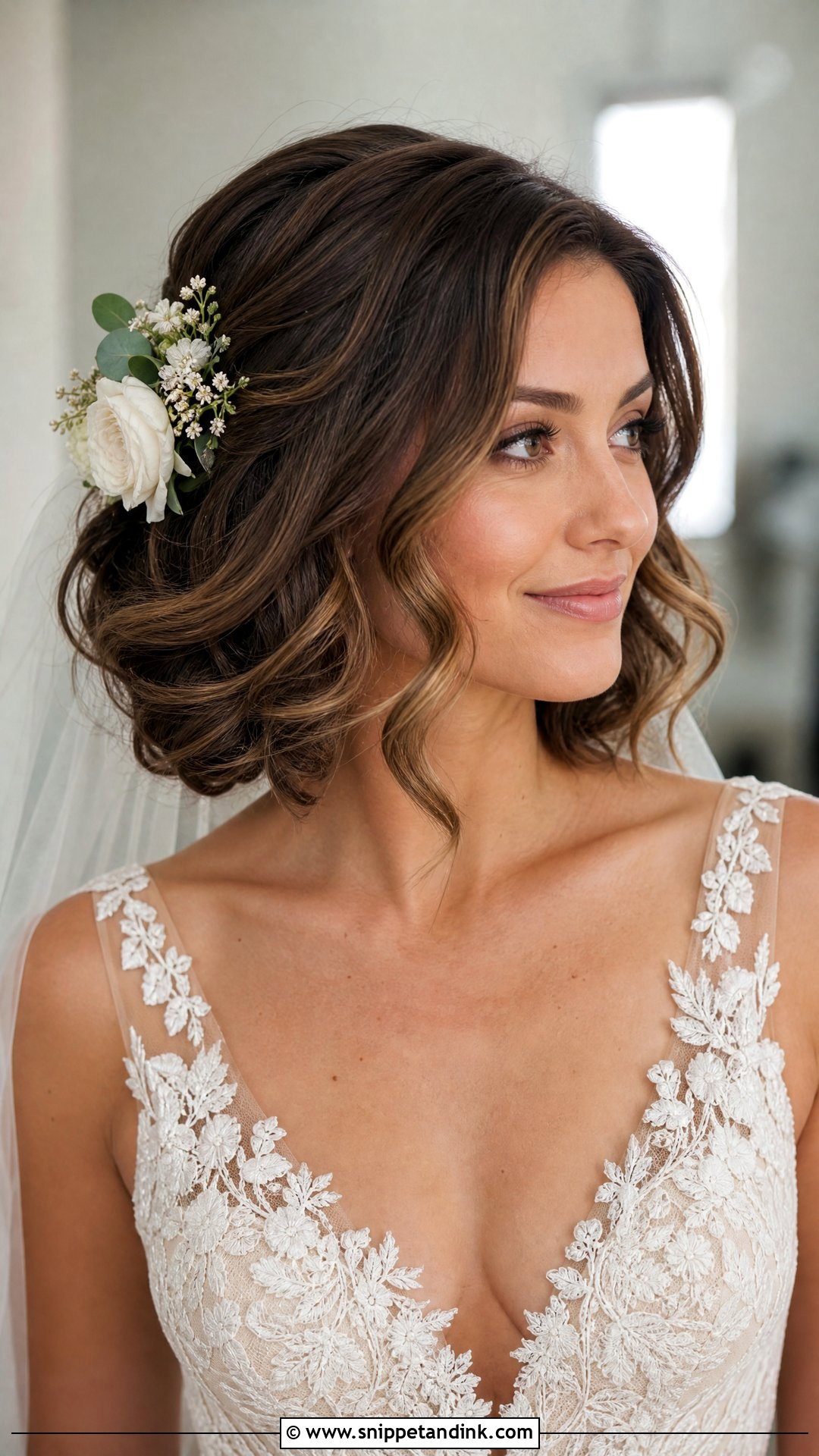 Soft Curled Bob With Loose Waves - Snippet and Ink - 20 Formal Bob Hairstyles Wedding