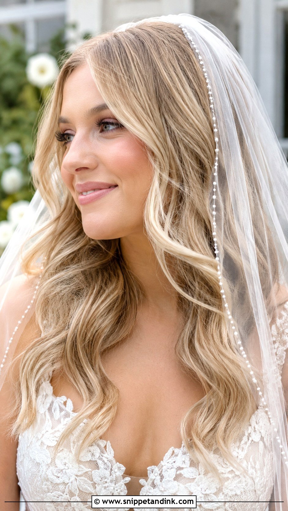 Soft Curls Loose Waves Wedding Hair - Snippet and Ink - 25 Soft Curls Wedding Hair