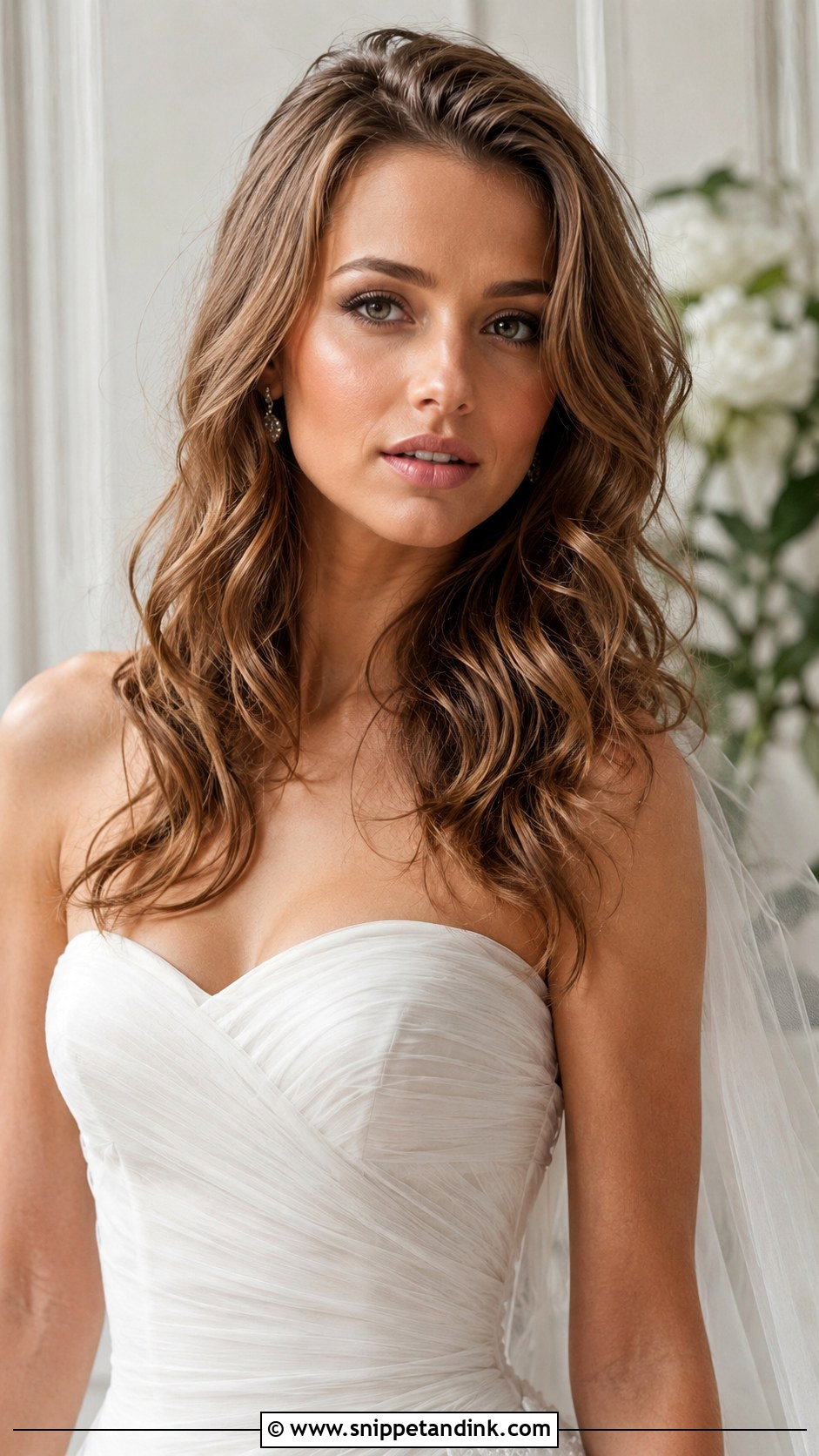Soft Curls Wedding Hair Down - Snippet and Ink - 20 Simple Wedding Hair Down Ideas