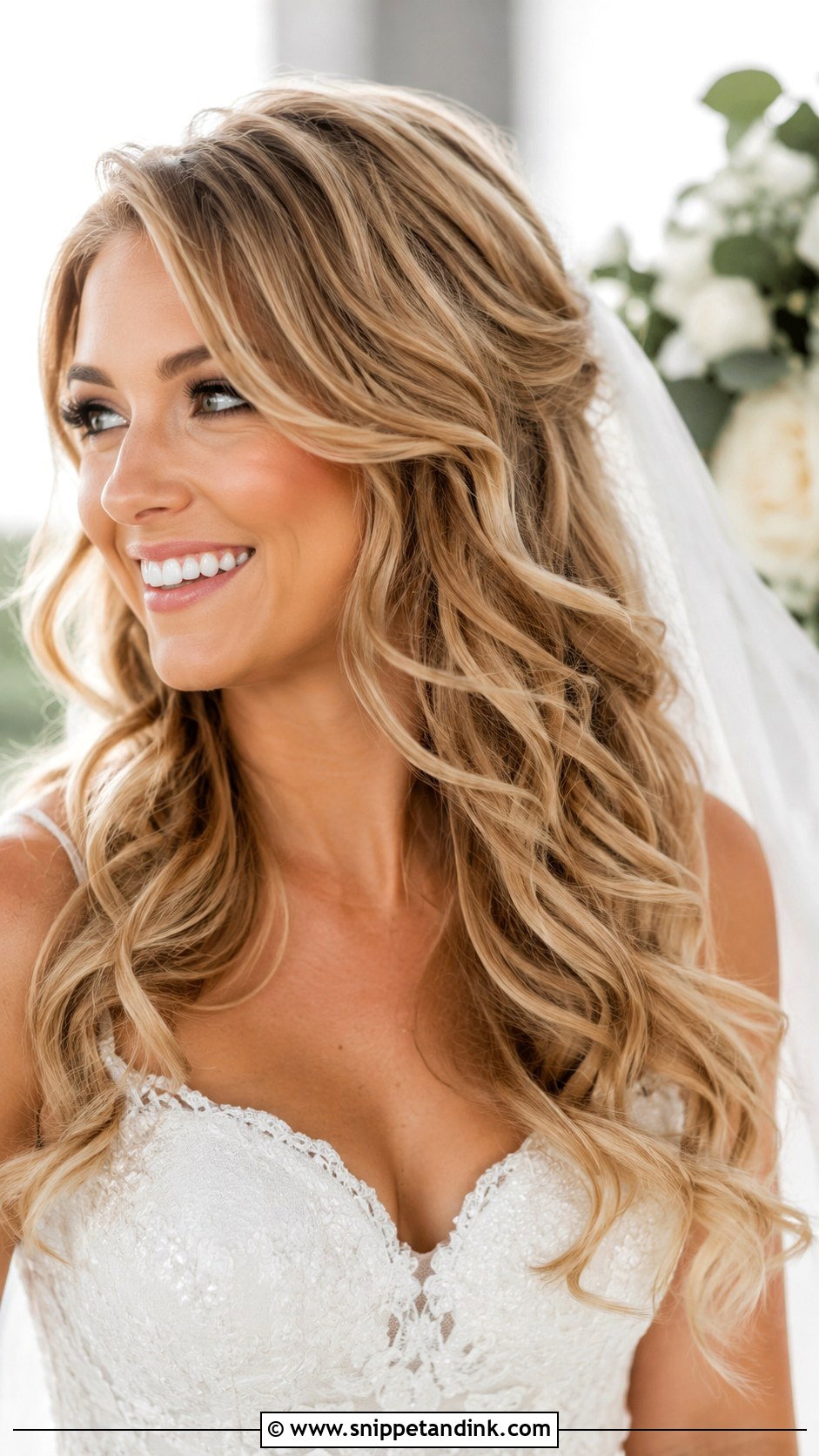 Soft Curls Wedding Hair Down - Snippet and Ink - 35 Wedding Hair Down Ideas