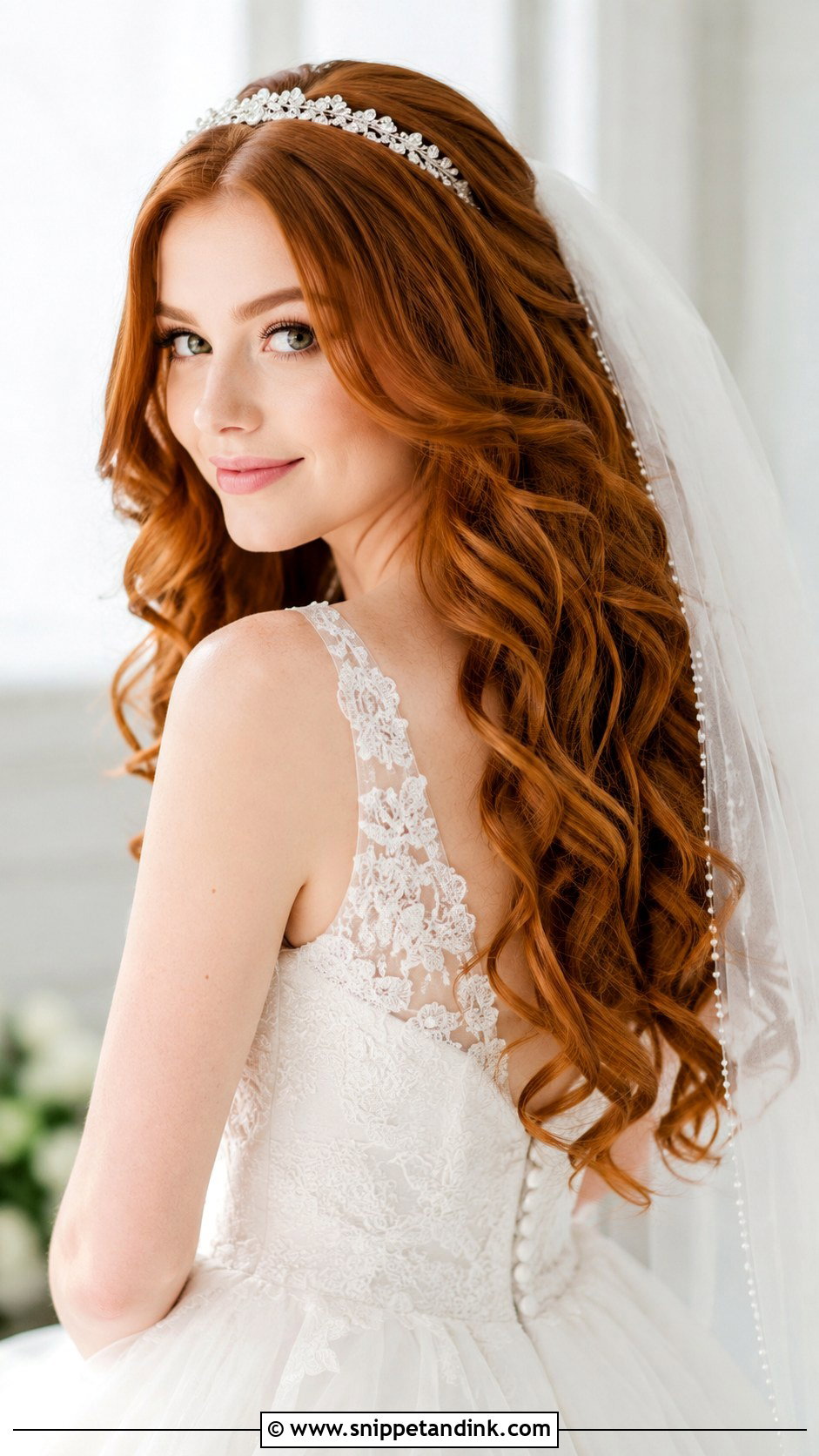 Soft Curls Worn Down - Snippet and Ink - 25 Hair Styles for Weddings