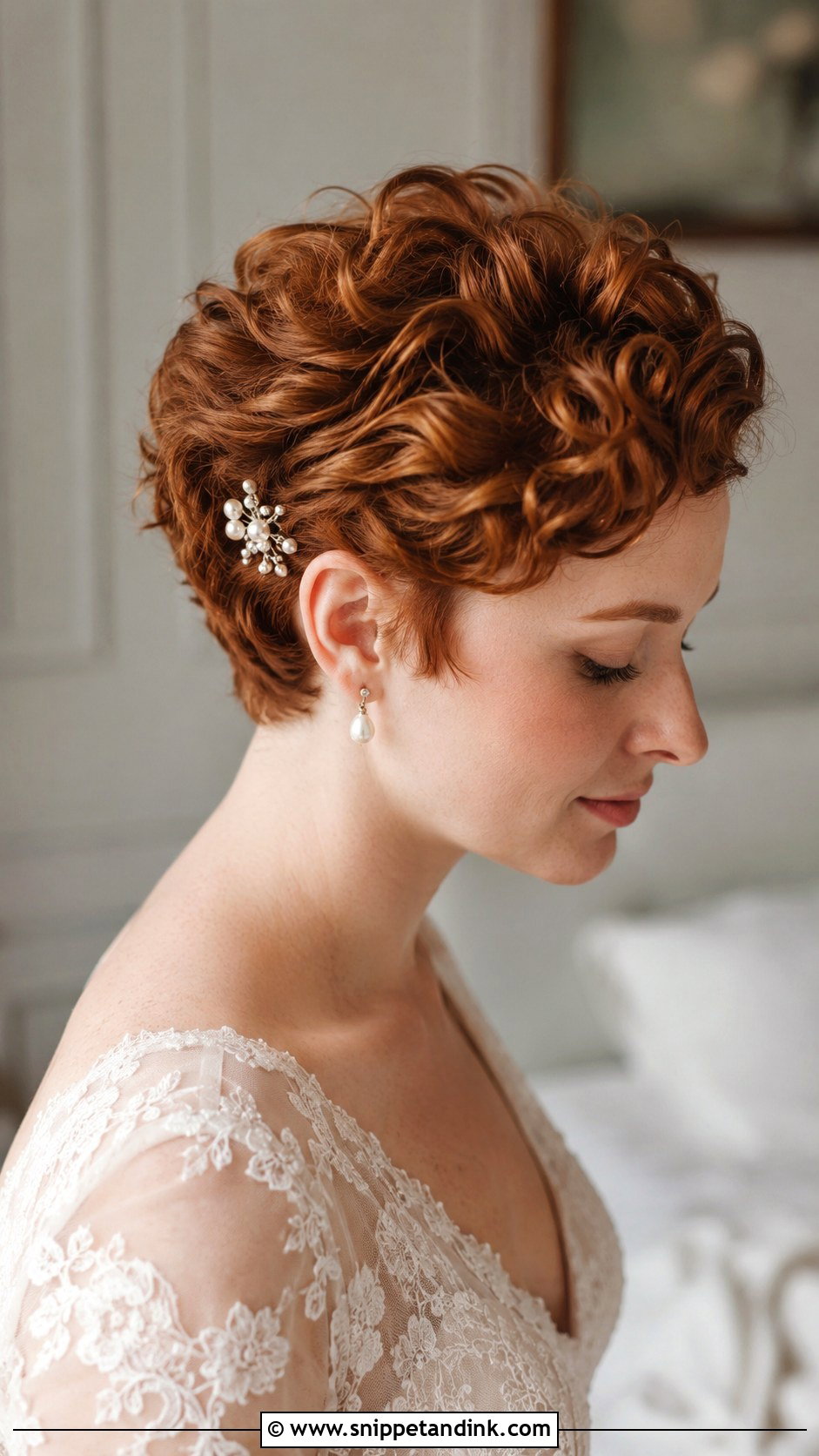Soft Curls for Pixie Cut - Snippet and Ink - 25 Wedding Hair Ideas for Short Hair