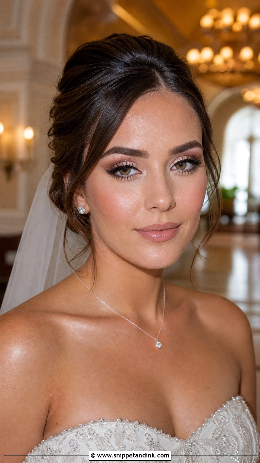 Soft Cut Crease Bridal Eyeshadow - Snippet and Ink - 25 Bridal Eyeshadow Looks