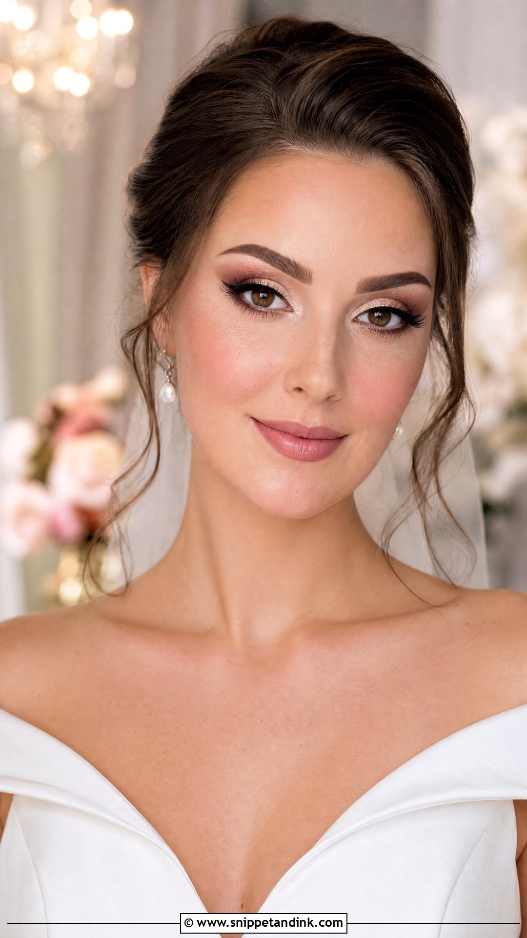 Soft Cut Crease Bridal Eyeshadow - Snippet and Ink - 20 Bridal Eyeshadow Makeup Ideas