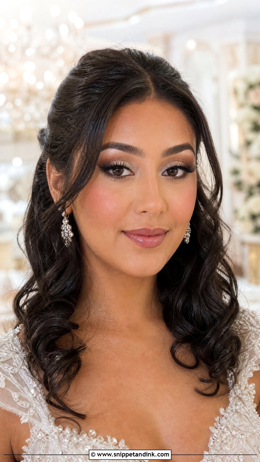 Soft Cut Crease Bridal Makeup For Green Eyes - Snippet and Ink - 25 Wedding Day Makeup for Bride Green Eyes