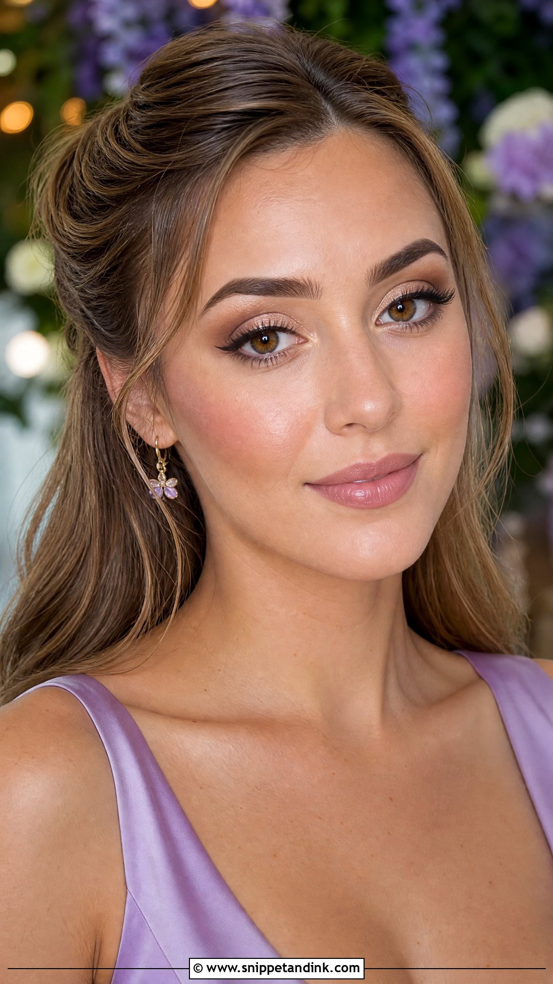 Soft Cut Crease Bridesmaid Makeup For Brown Eyes - Snippet and Ink - 35 Bridesmaid Makeup for Brown Eyes