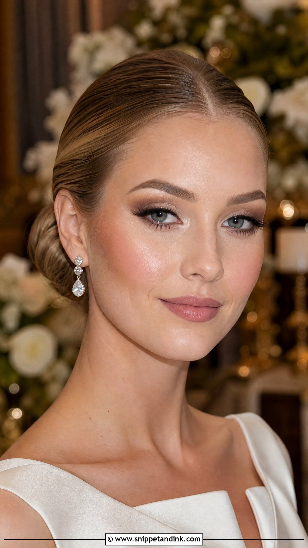 Soft Cut Crease Wedding Makeup - Snippet and Ink - 30 Fall Wedding Makeup Ideas