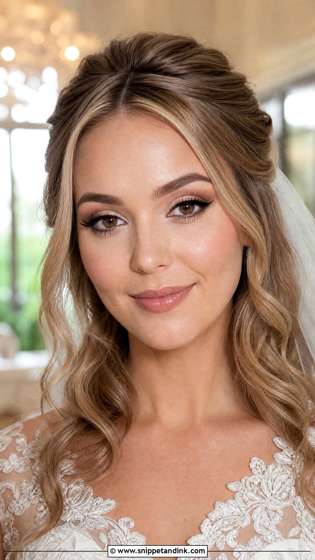 Soft Cut Crease Wedding Makeup For Brown Eyes - Snippet and Ink - 25 Soft Wedding Makeup for Brown Eyes