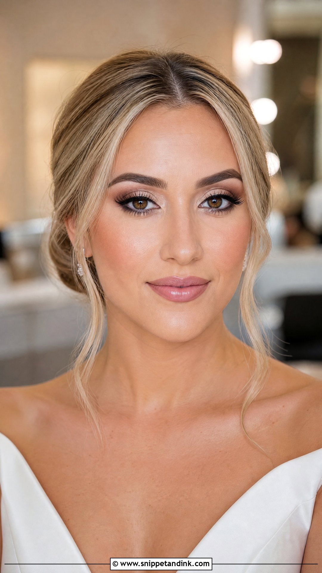 Soft Cut Crease Wedding Makeup For Brown Eyes - Snippet and Ink - 35 Wedding Makeup for Brown Eyes