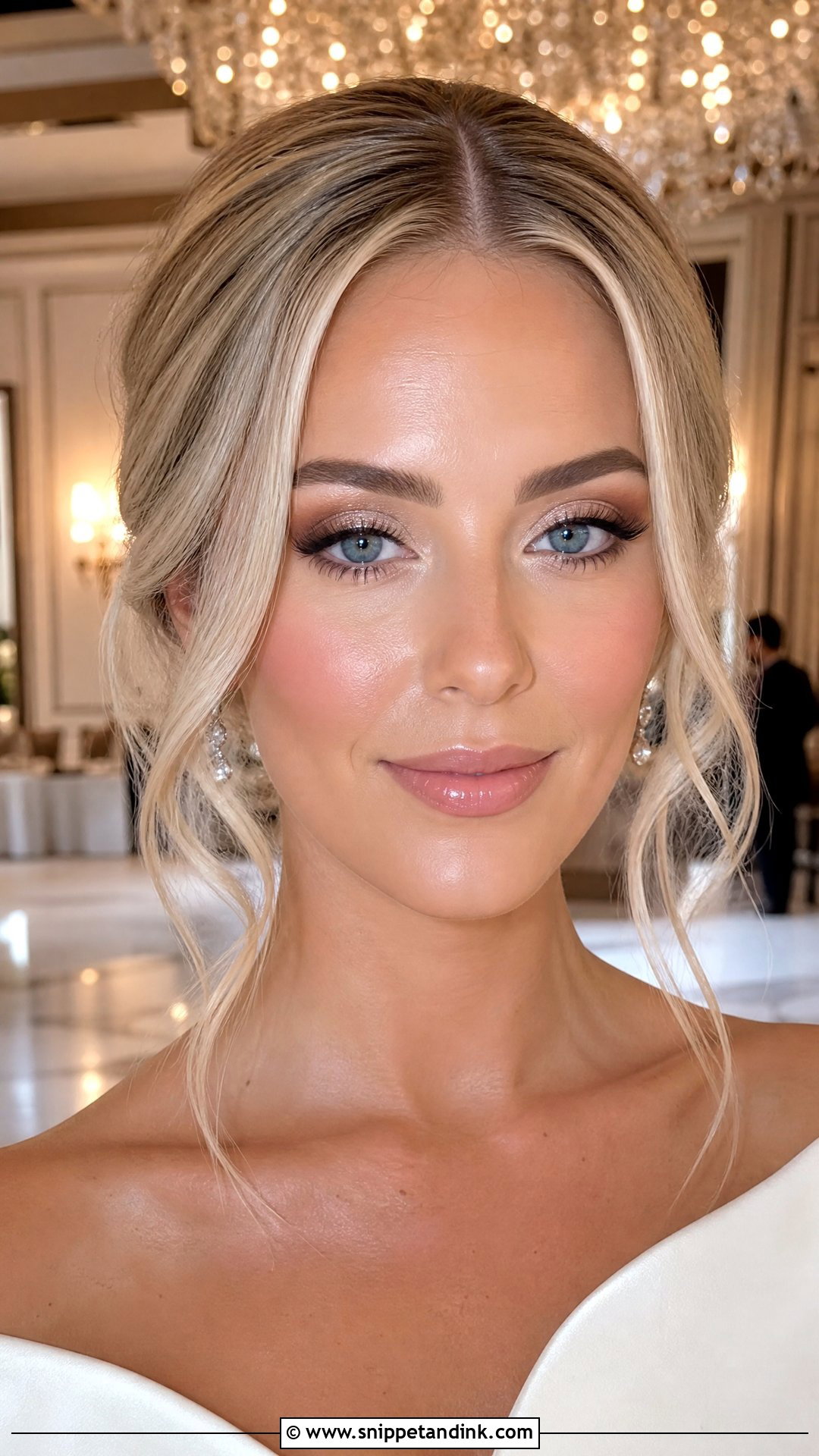Soft Cut Crease Wedding Makeup - Snippet and Ink - 20 Light Glam Wedding Makeup Ideas
