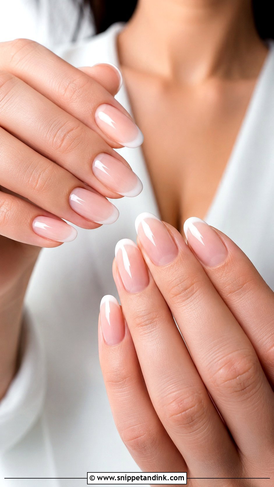 Soft French Bridal Nails - Snippet and Ink - 30 Elegant Bridal Nails