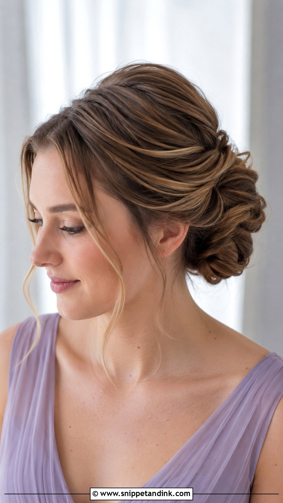 Soft French Roll Bridesmaid Updo - Snippet and Ink - 20 Simple Bridesmaid Hair Updo Ideas
