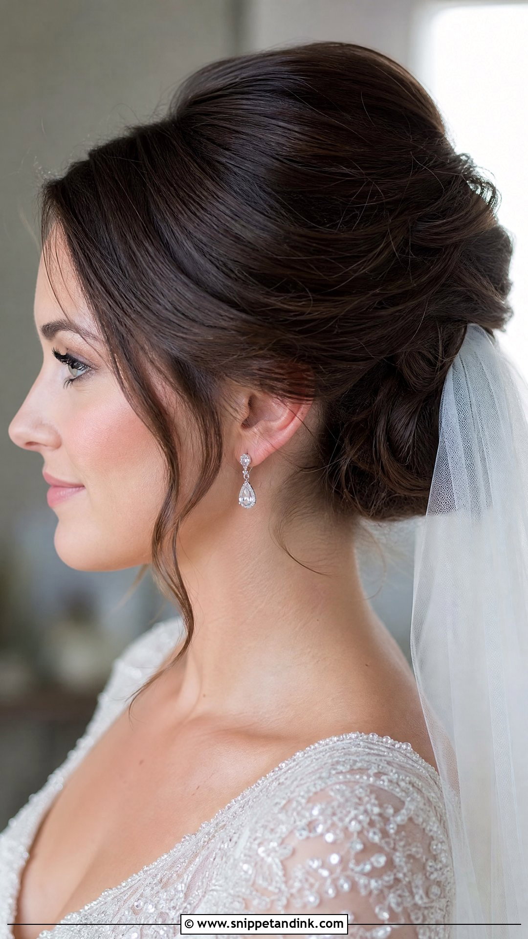 Soft French Twist Bridal Updo - Snippet and Ink - 20 Soft Bridal Hair Ideas