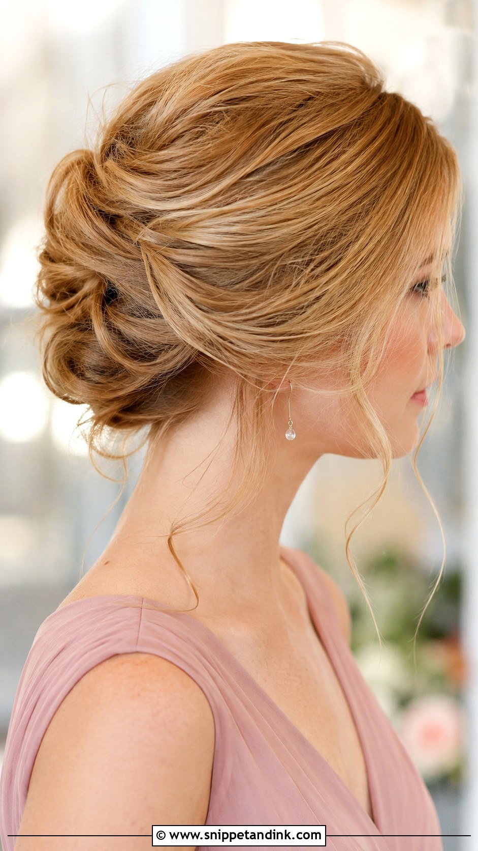 Soft French Twist Bridesmaid Updo - Snippet and Ink - 20 Simple Easy Updo Wedding Hairstyles Medium Length Bridesmaid