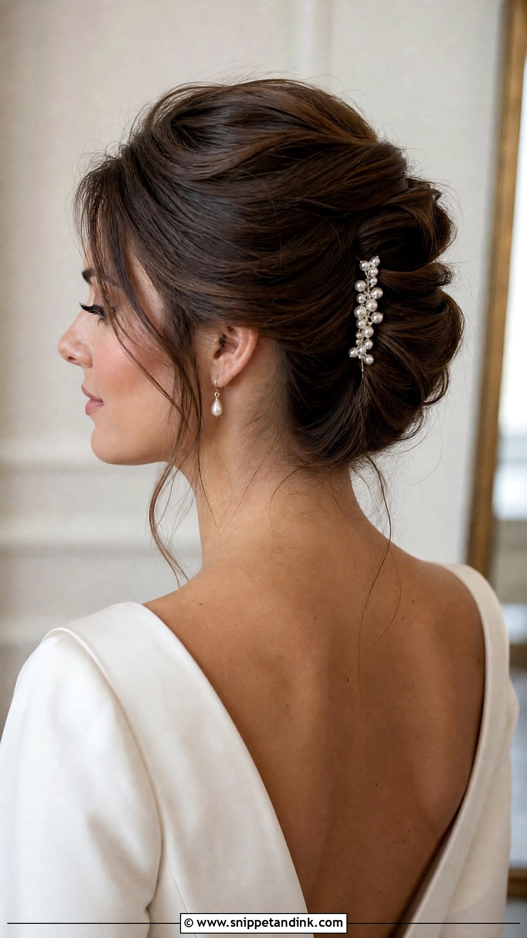 Soft French Twist Wedding Hairstyle - Snippet and Ink - 20 Soft Hairstyles for Wedding