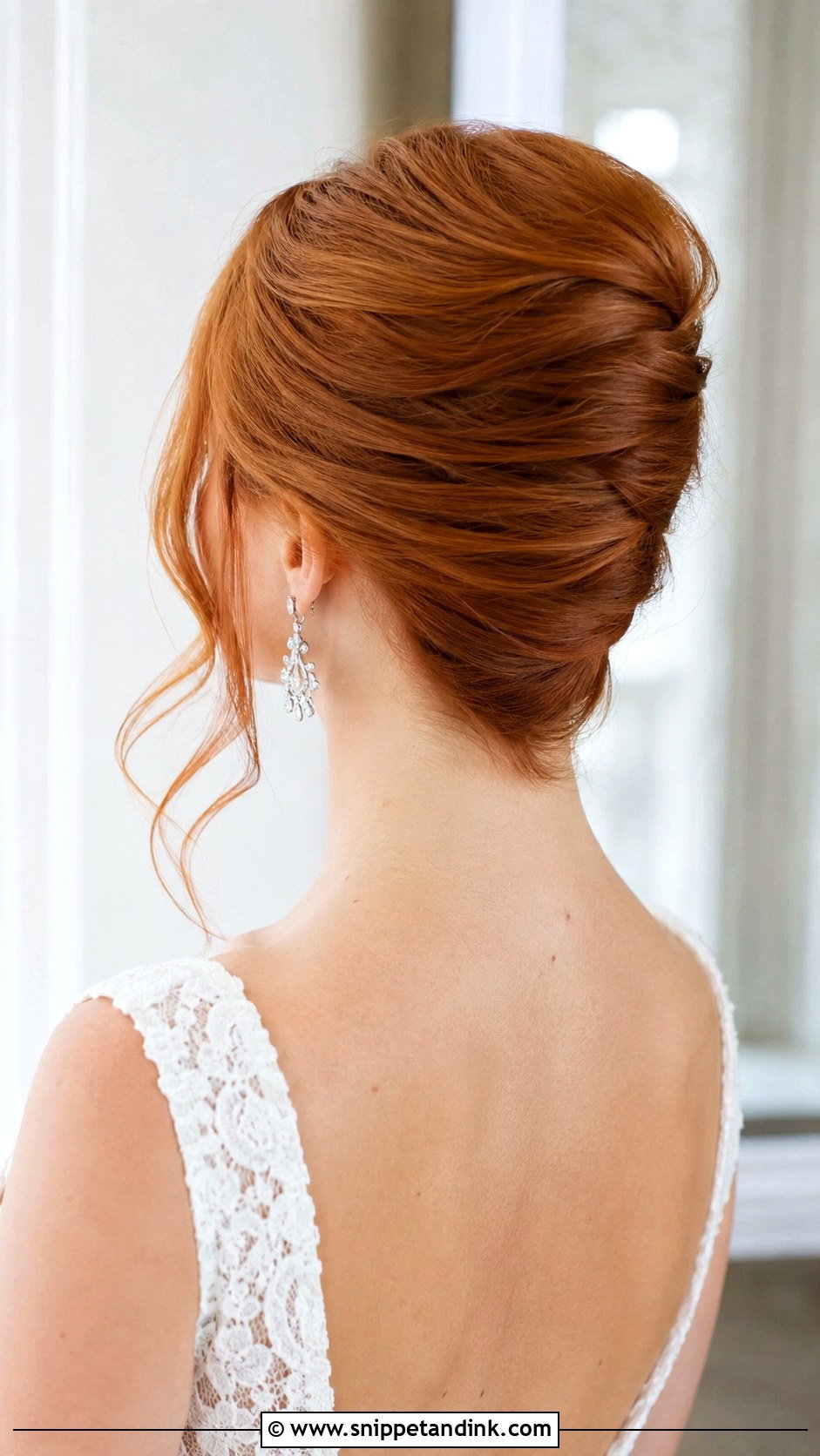 Soft French Twist - Snippet and Ink - 20 Old Money Bridal Hair Ideas