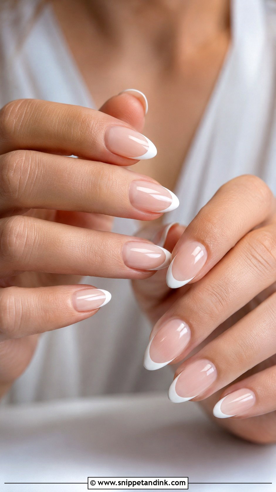 Soft French Wedding Nails - Snippet and Ink - 20 Minimal Wedding Nails