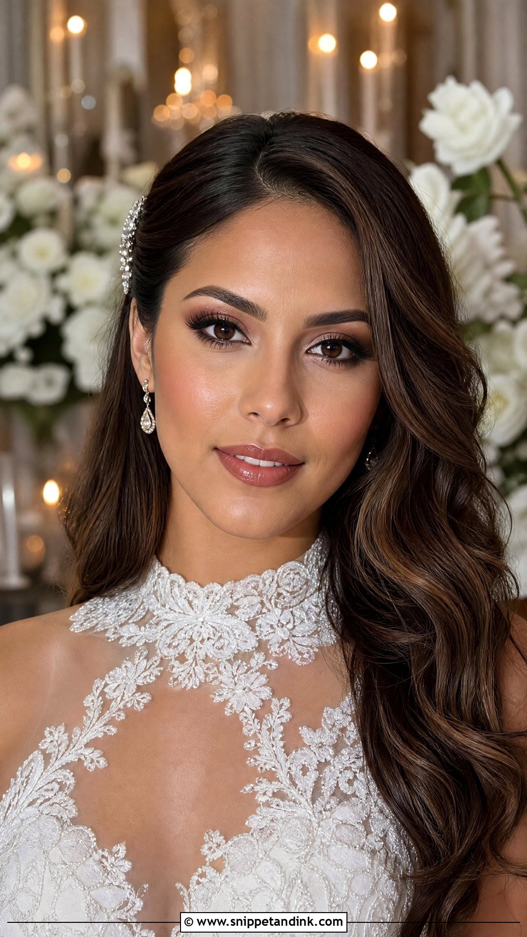Soft Glam Airbrush Bridal Makeup - Snippet and Ink - 20 Air Brush Makeup for Bridal Ideas