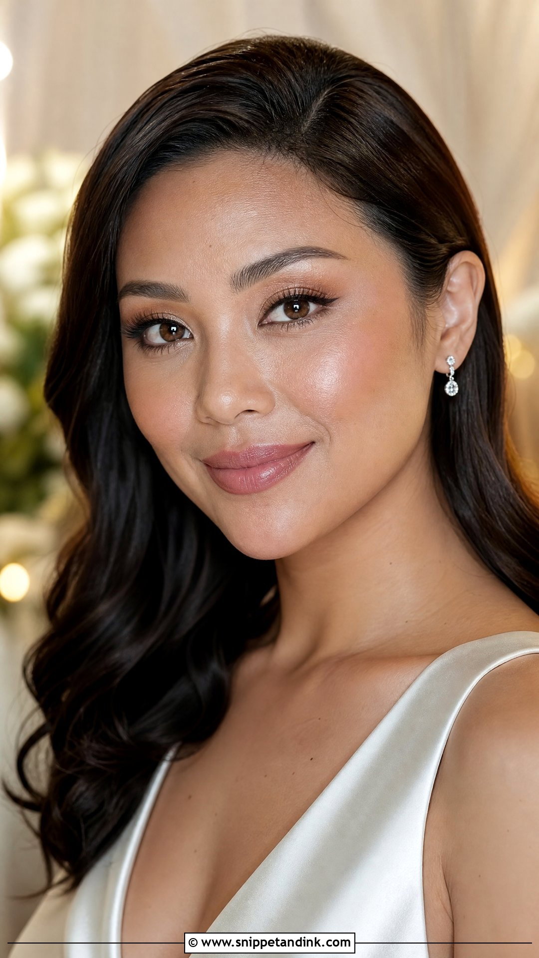 Soft Glam Asian Bridal Makeup - Snippet and Ink - 20 Natural Asian Bridal Makeup Ideas